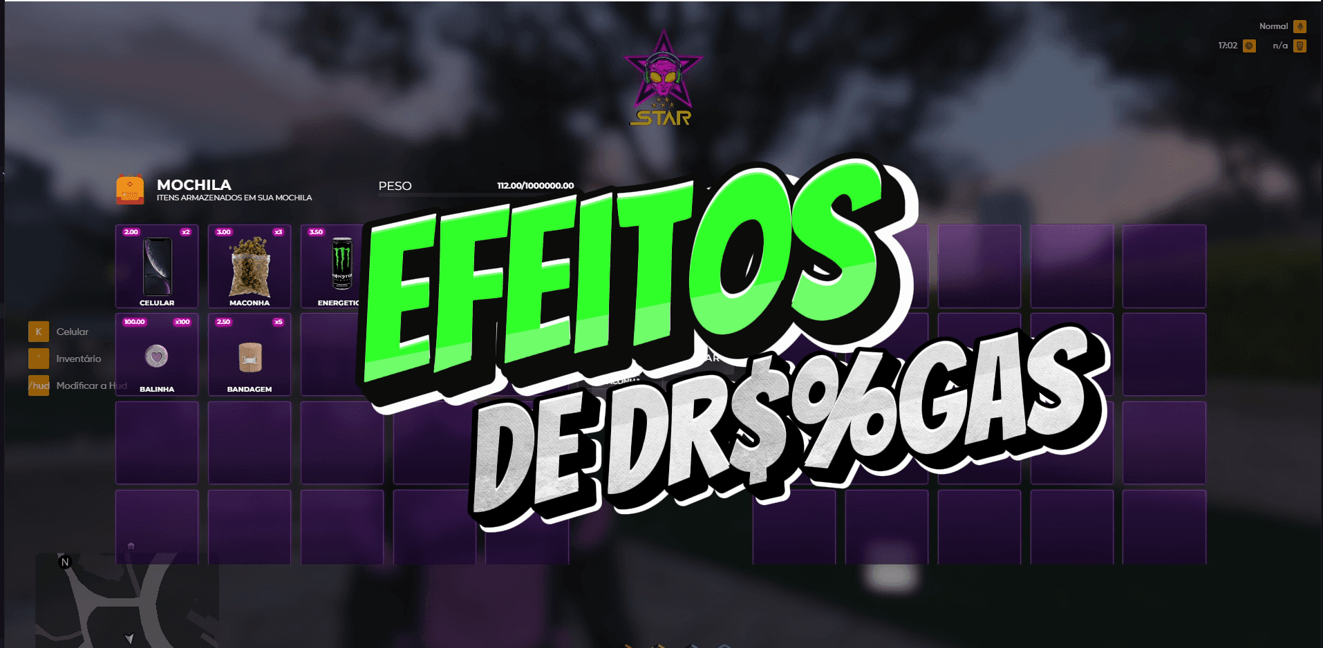 Efeitos de droga